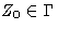 $Z_0 \in \Gamma$